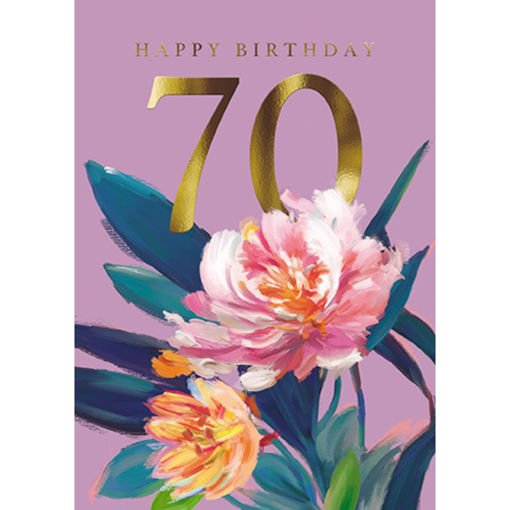 Picture of 70TH BIRTHDAY CARD